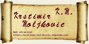 Krstimir Moljković vizit kartica